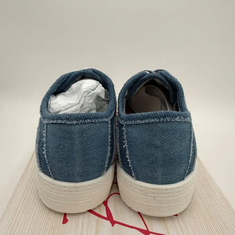 Blowfish Malibu Supersmile-K Girls Denim Oxford Shoes NEW in Box Size 2